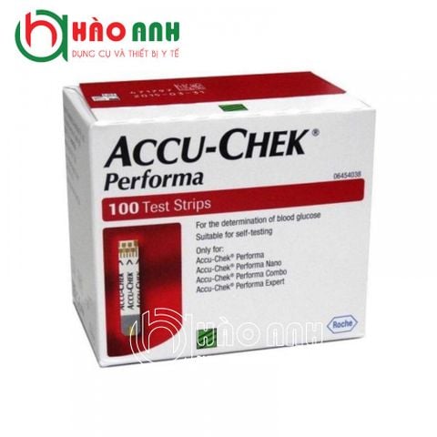 (Tbyt Hào Anh)Que Thử Đường Huyết Accu chek Performa 50 que