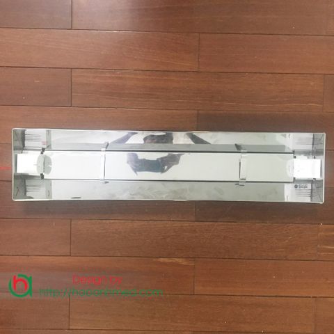 COMBO Máng + Bóng UV 1m2 - Đèn Cực Tím Đèn UV Đèn Diệt Khuẩn Không Khí (Máng inox)