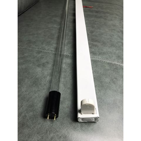 [Combo Bóng + Máng Trắng] Đèn Cực Tím Diệt Khuẩn Không Khí Bóng Thạch Anh 120cm