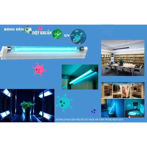 Bóng Đèn Cực Tím (UV) Bóng Đèn khử khuẩn UV 45 - Ship từ 2 bóng