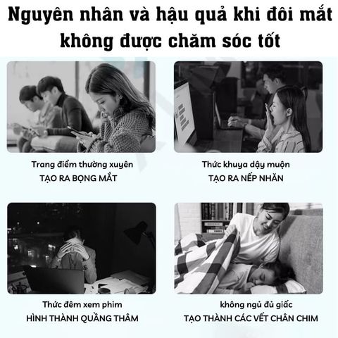 Máy Xông Mắt Masage Mắt EYE SPA xóa nếp nhăn bọng mắt quầng thâm
