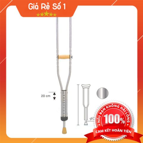 (Tbyt Hào Anh)Nạng nhôm loại 1 giá 1 cặp