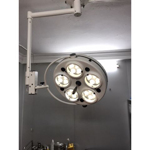 Đèn Mổ Đèn Phẫu Thuật Treo Trần 4 Bóng LED , 5 Bóng LED