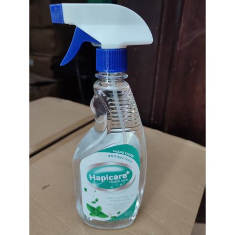 Dung Dịch Rửa Tay Kháng Khuẩn Hapicare Có Vòi Xịt Tiện Dụng 500ml