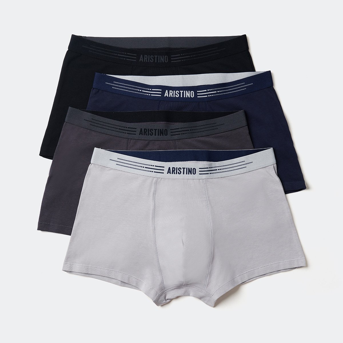 4 colores de ropa interior tipo bóxer para hombre Aristino