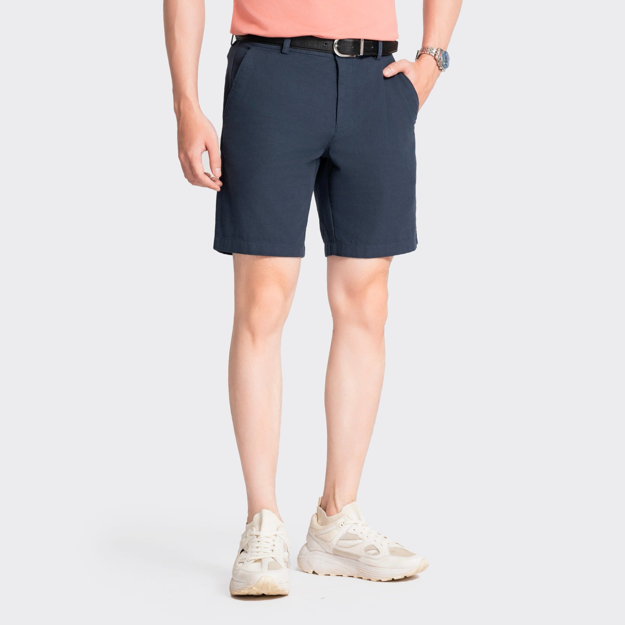 Quần Short kaki Nam Aristino Cotton ASOM01AZ