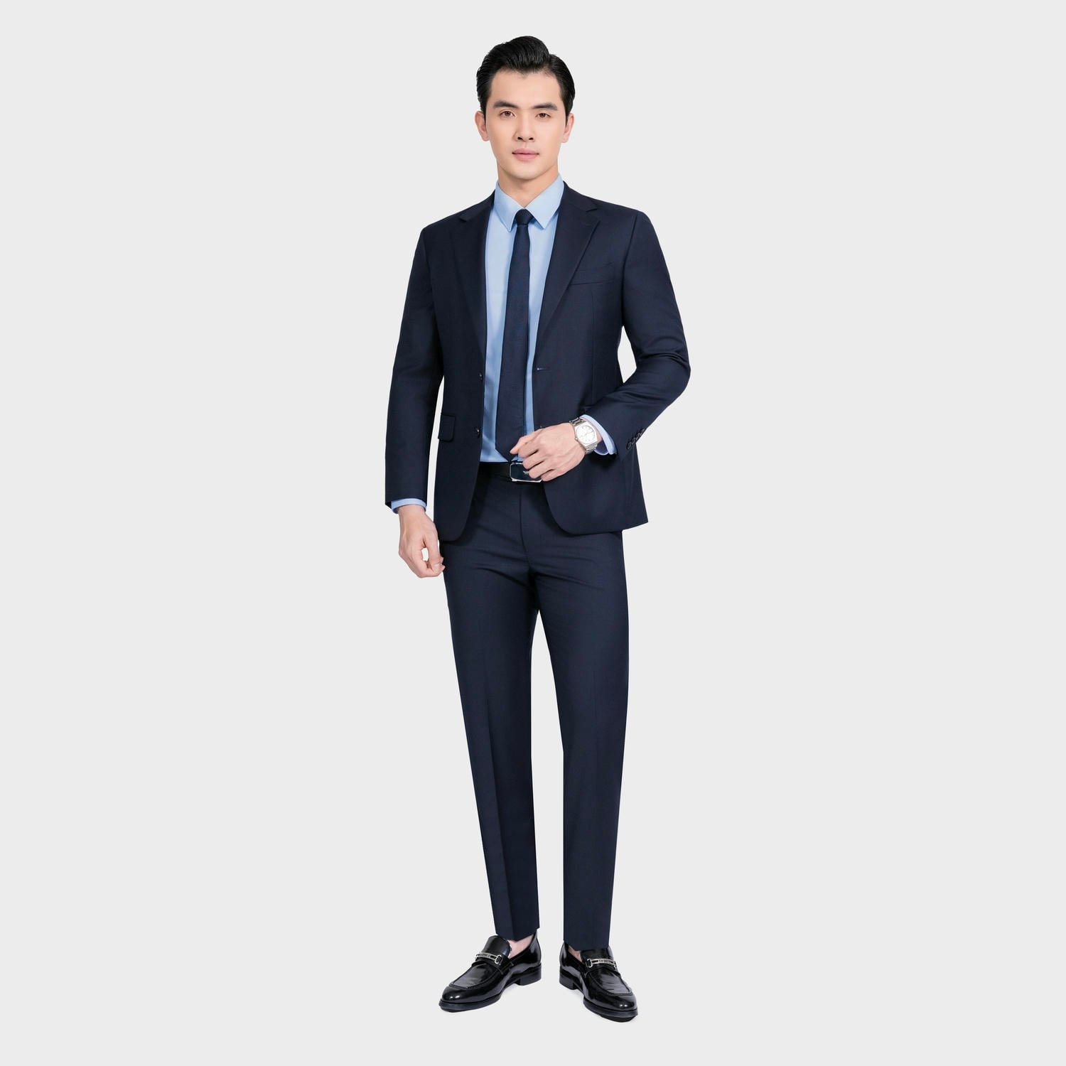 Bộ Suits Nam Xanh Tím Than Aristino Business Premio 1SU0010S0