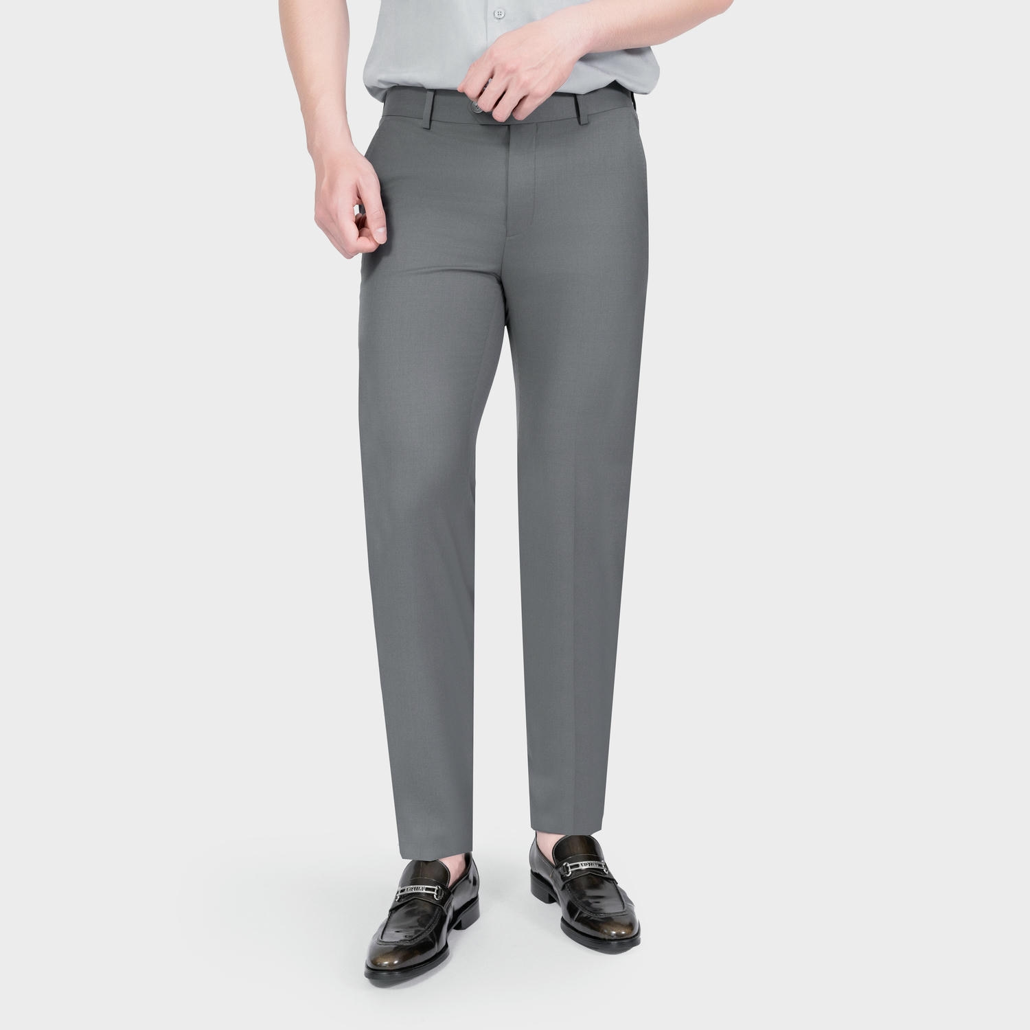 Quần Âu Nam Xám Wool Aristino Business 1TR0010S1