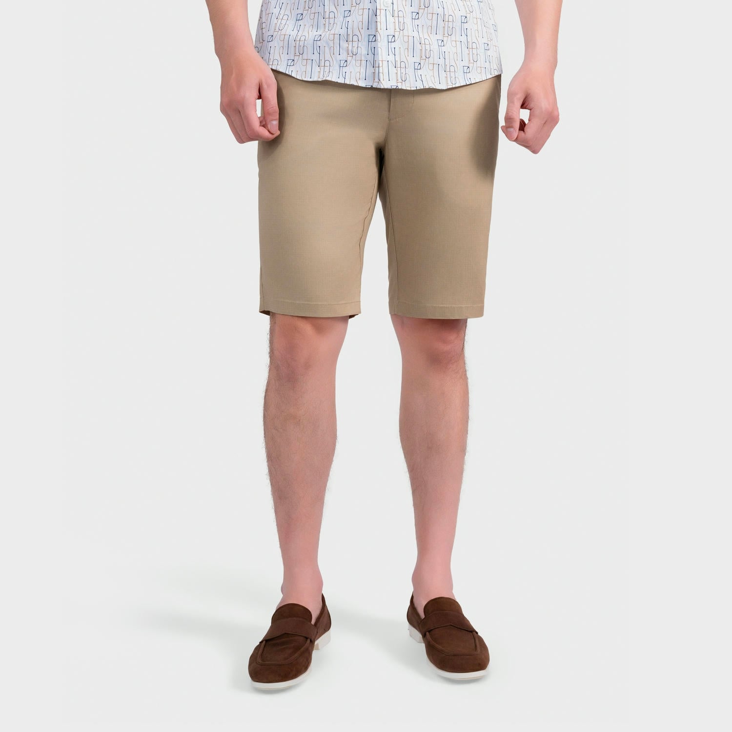 Quần Short Kaki Nam Aristino Regular Fit ASO034AS2