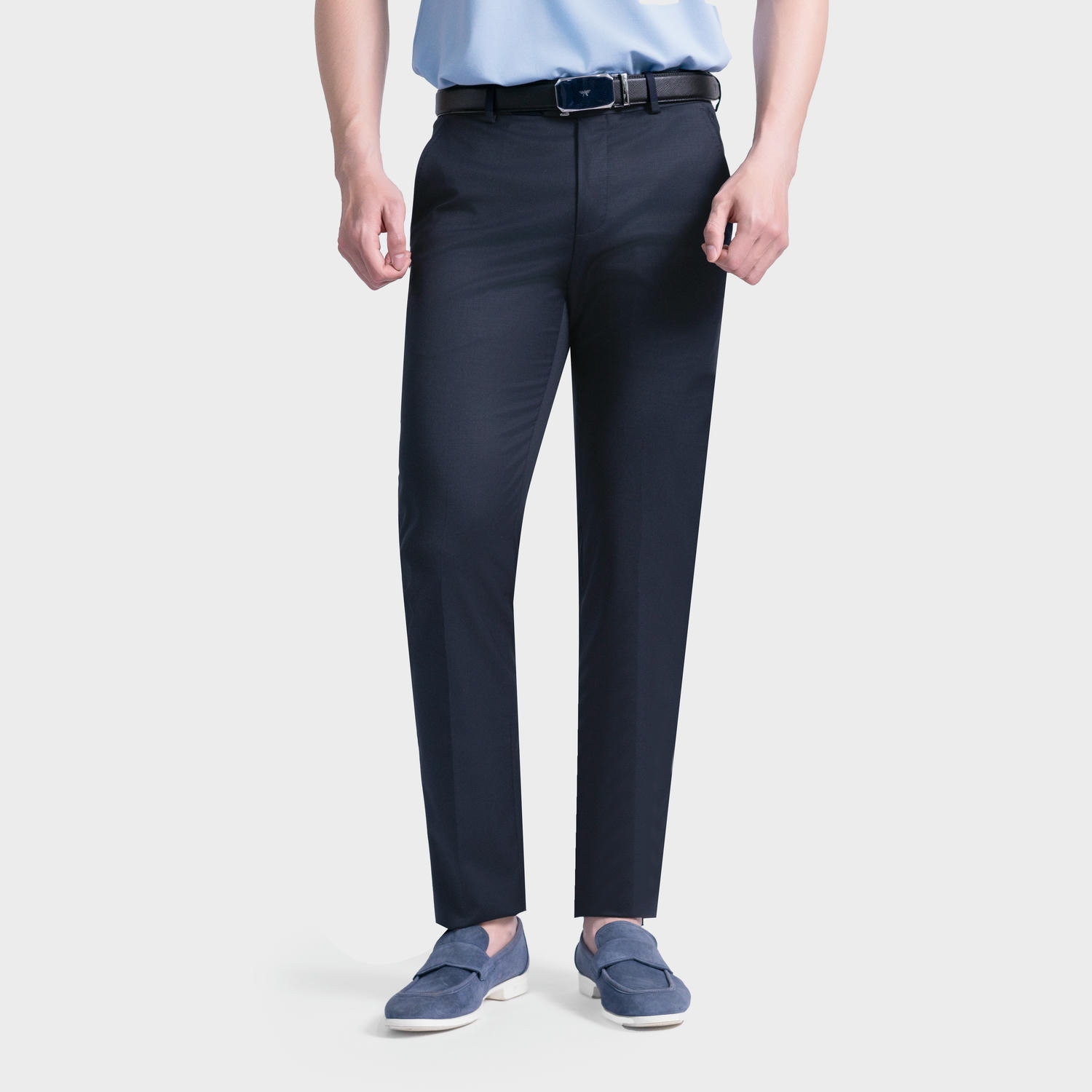 Quần Âu Nam Aristino Business Wool lông cừu Regular Fit 1TR0030S1