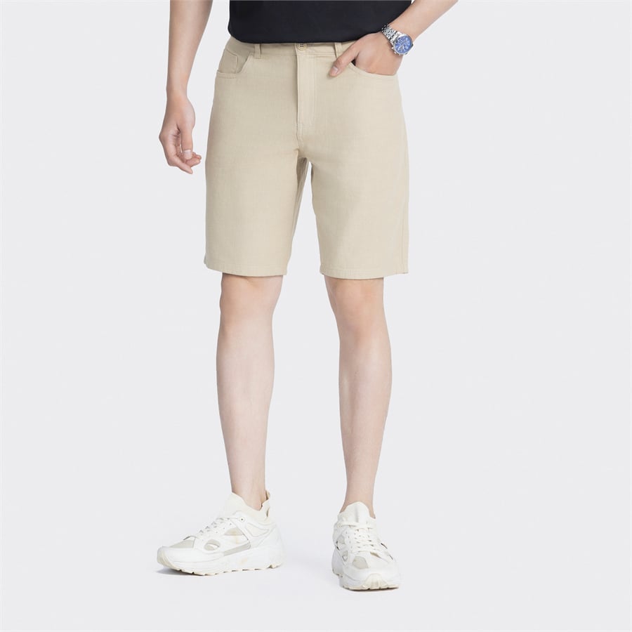 Quần Short kaki Nam Aristino Cotton Regular Fit ASO084AZ