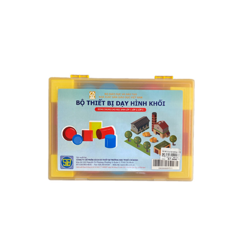  Bộ Thiết Bị Dạy Hình Khối (Dùng Cho HS Lớp 1,2,3) 