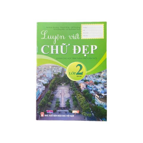  Luyện Viết Chữ Đẹp Lớp 2 Tập 2  ( Dành Cho HS Thành Phố Cần Thơ ) 