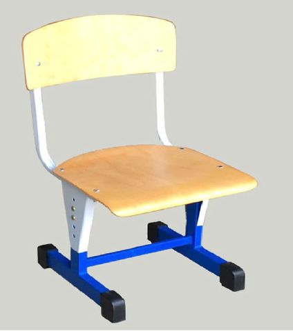  Ghế Học Sinh 1 chỗ điều chỉnh độ cao mặt ván ép trung 
