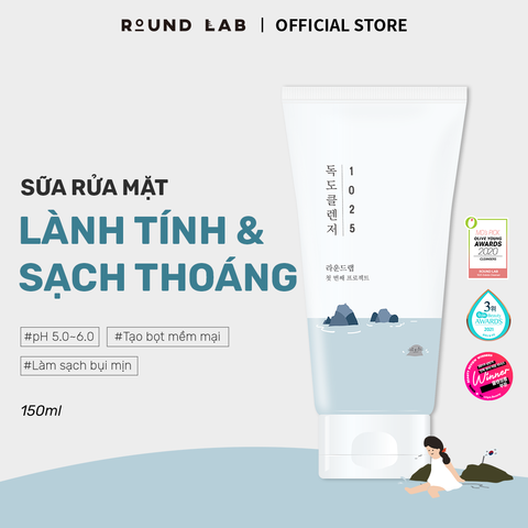 Round Lab Sữa rửa mặt 1025 Dokdo Cleanser 150ml