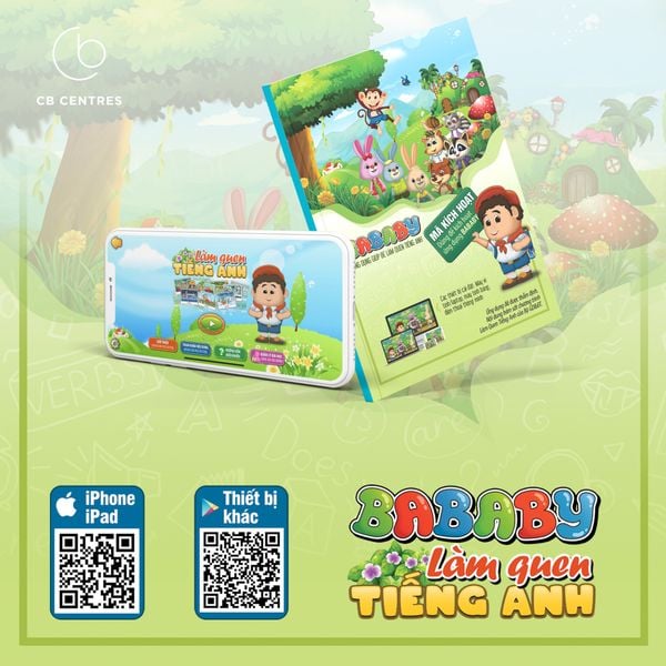 Phần mềm Bababy - Làm quen với tiếng Anh