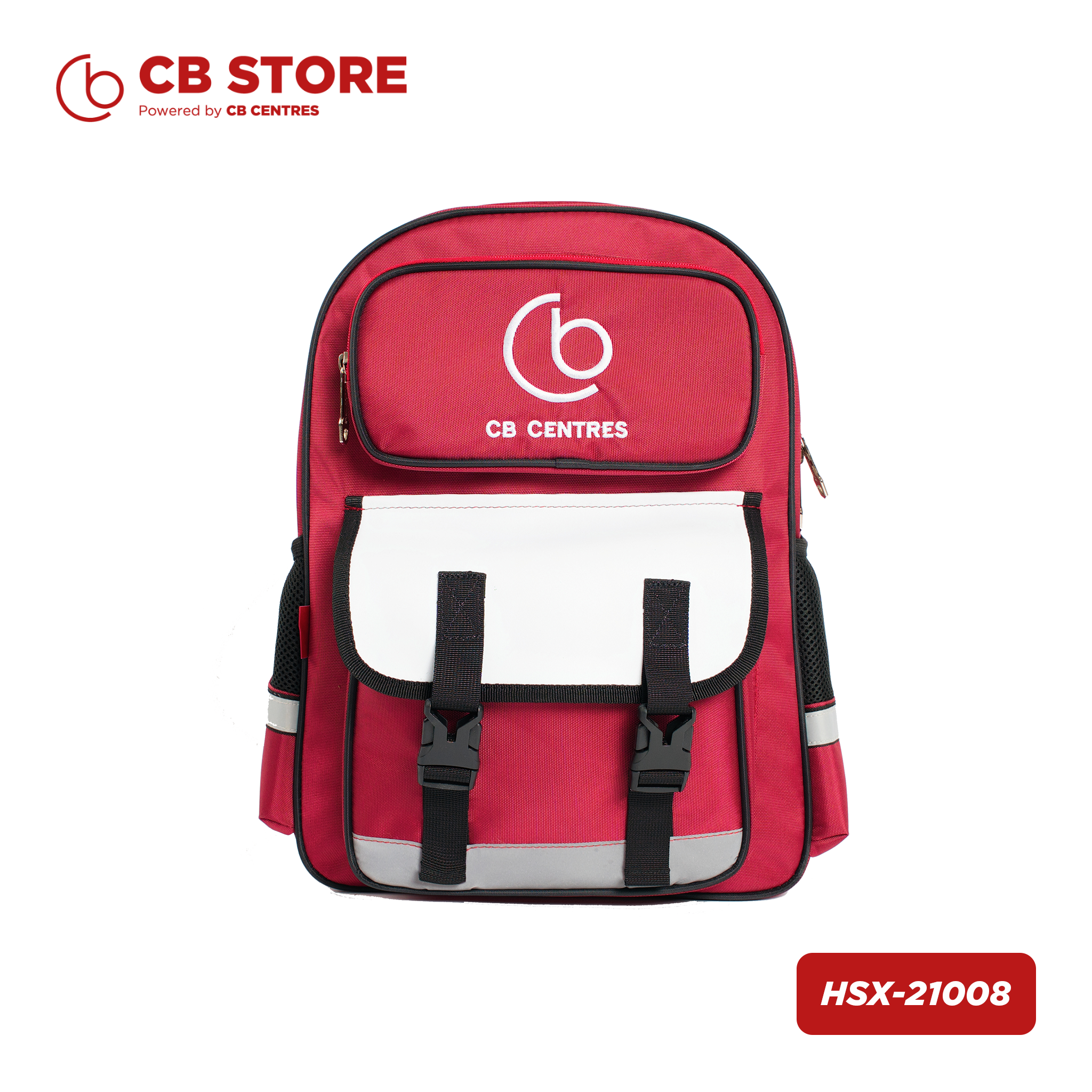 Balo học sinh cao cấp CB CENTRES Cutie Pie Backpack Đỏ Đô siêu chống thấm siêu bền chắc