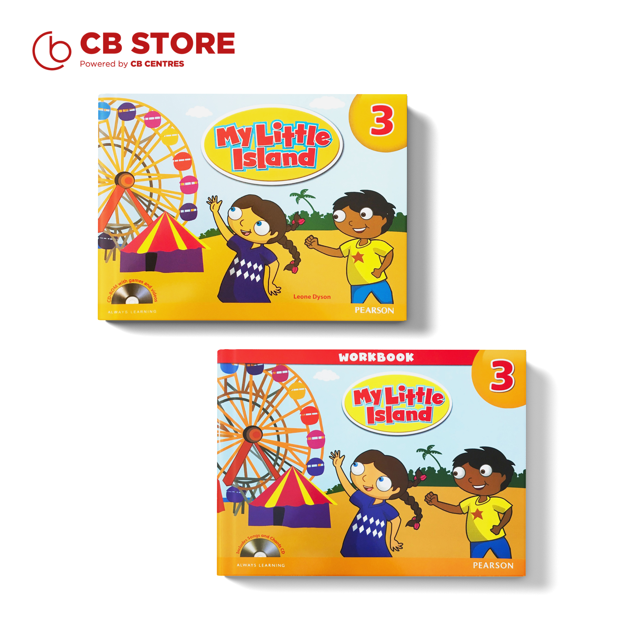 My Little Island 3 - Student Book & Workbook with CD-ROM | Pearson | Hành trình học tiếng Anh vui nhộn cho trẻ nhỏ
