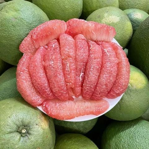  Bưởi Hồng Da Xanh Xuất Khẩu 