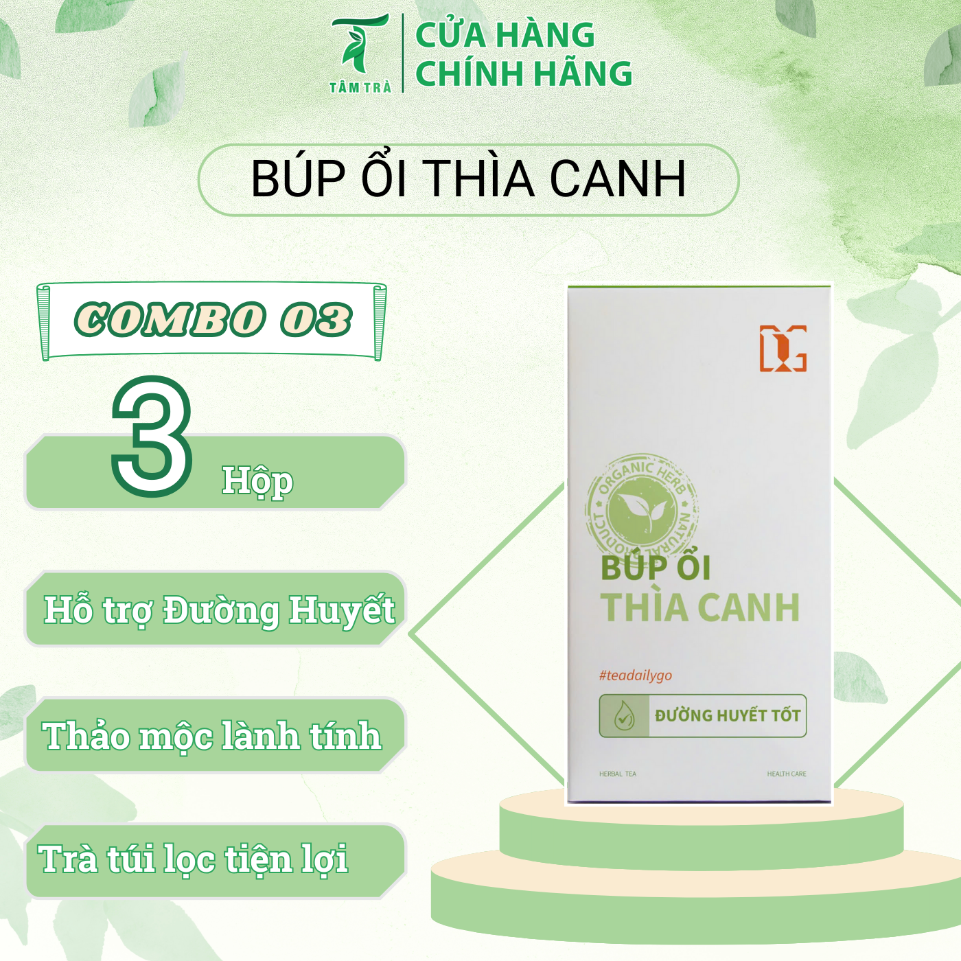 Trà Búp Ổi Thìa Canh COMBO 3 hộp