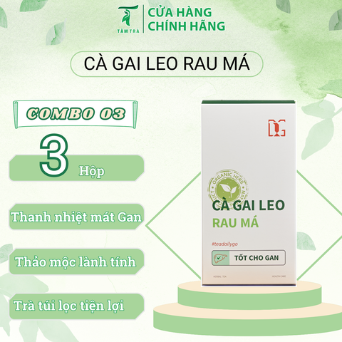  Trà Cà Gai Leo Rau Má COMBO 3 hộp 
