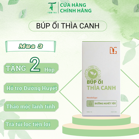  Mua 3 Tặng 2 Hộp Trà Búp Ổi Thìa Canh 