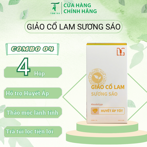  Trà Giảo Cổ Lam Sương Sáo COMBO 04 hộp 