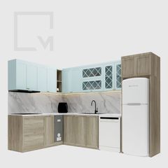 Trọn bộ tủ bếp giá rẻ phù hợp ngân sách