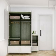 Bộ nội thất phòng ngủ gỗ giường tủ quần áo tủ tivi