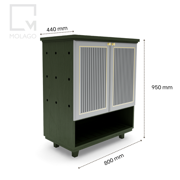 Tủ giày gỗ 2 cánh K001 Neo chic | Molago