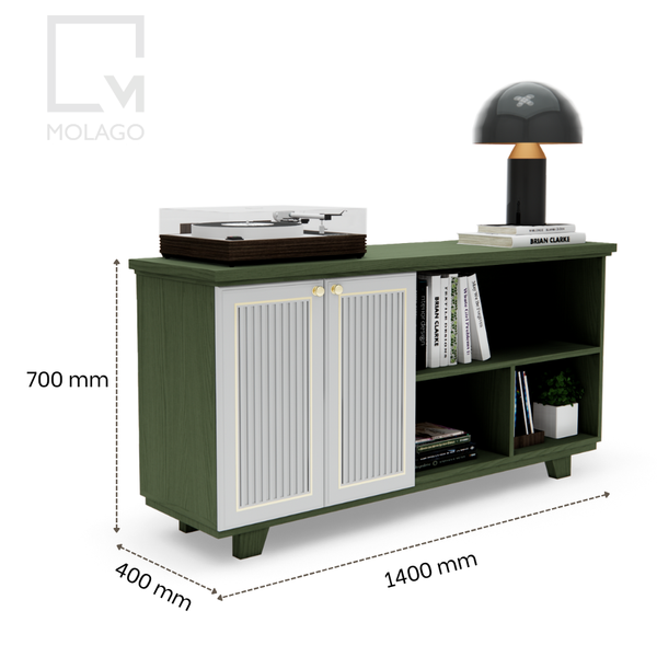 Bộ tủ tivi, kệ gỗ 2 món CB001 Neo chic | Molago