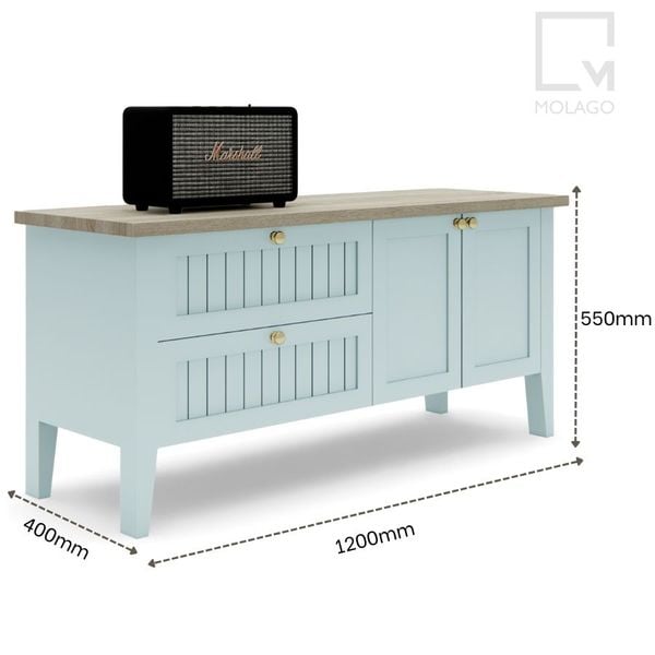 Kệ tủ tivi gỗ, tủ kệ sách, tủ vật dụng K003 Mine chic | Molago