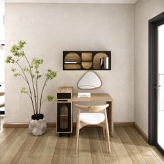 Bàn trang điểm đơn giản, tích hợp bàn làm việc hiện đại