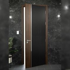 Cửa gỗ công nghiệp thiết kế theo yêu cầu, đa dạng màu sắc