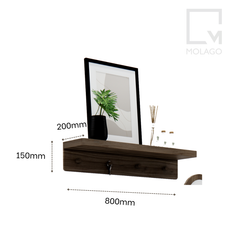 Đợt kệ gỗ treo tường trang trí phù hợp mọi không gian