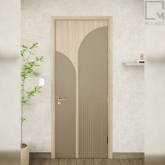 Cửa gỗ công nghiệp hiện đại, phù hợp nội thất cao cấp, giá rẻ