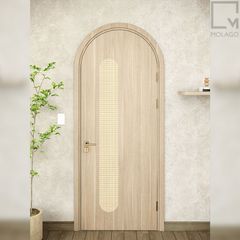Cửa vòm gỗ MDF lõi tổ ong, tăng khả năng cách âm