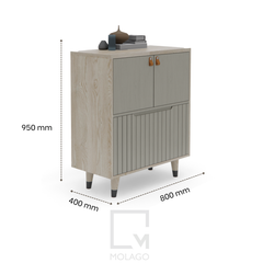 Tủ giày gỗ đa năng có cánh lật, sức chứa lớn, giá tốt
