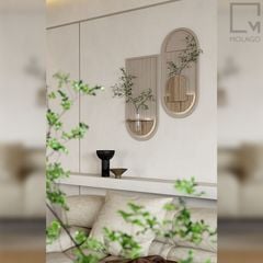 Kệ treo tường trang trí gỗ giá rẻ
