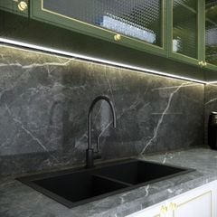 Trọn bộ tủ kệ bếp Hàn Quốc thanh lịch