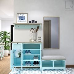 Tủ giày gỗ hiện đại, thiết kế thông minh, sức chứa lớn