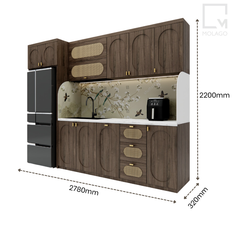 Tủ kệ bếp hiện đại sang trọng
