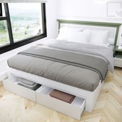 Giường ngủ gỗ đơn và đôi 1m2 - 1m8 thiết kế hiện đại
