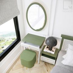 Bàn học gỗ công nghiệp bền chắc, chống ẩm, đẹp mắt