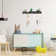 Móc gỗ treo đồ giúp tiết kiệm không gian, dễ sử dụng