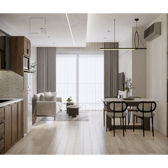 Trọn bộ bàn ăn gỗ 4-6 người, phù hợp mọi không gian
