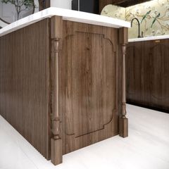 Trọn bộ tủ bếp kệ treo tường tiết kiệm