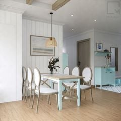 Trọn bộ tủ bếp tân cổ điển quý phái