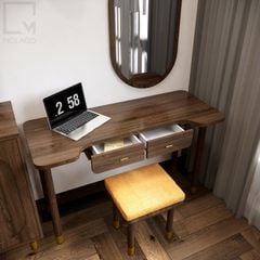 Trọn bộ nội thất phòng ngủ gỗ đẹp hiện đại tối ưu diện tích