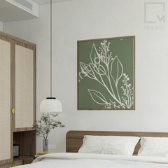 Tranh khung gỗ trang trí hiện đại, dễ kết hợp nội thất